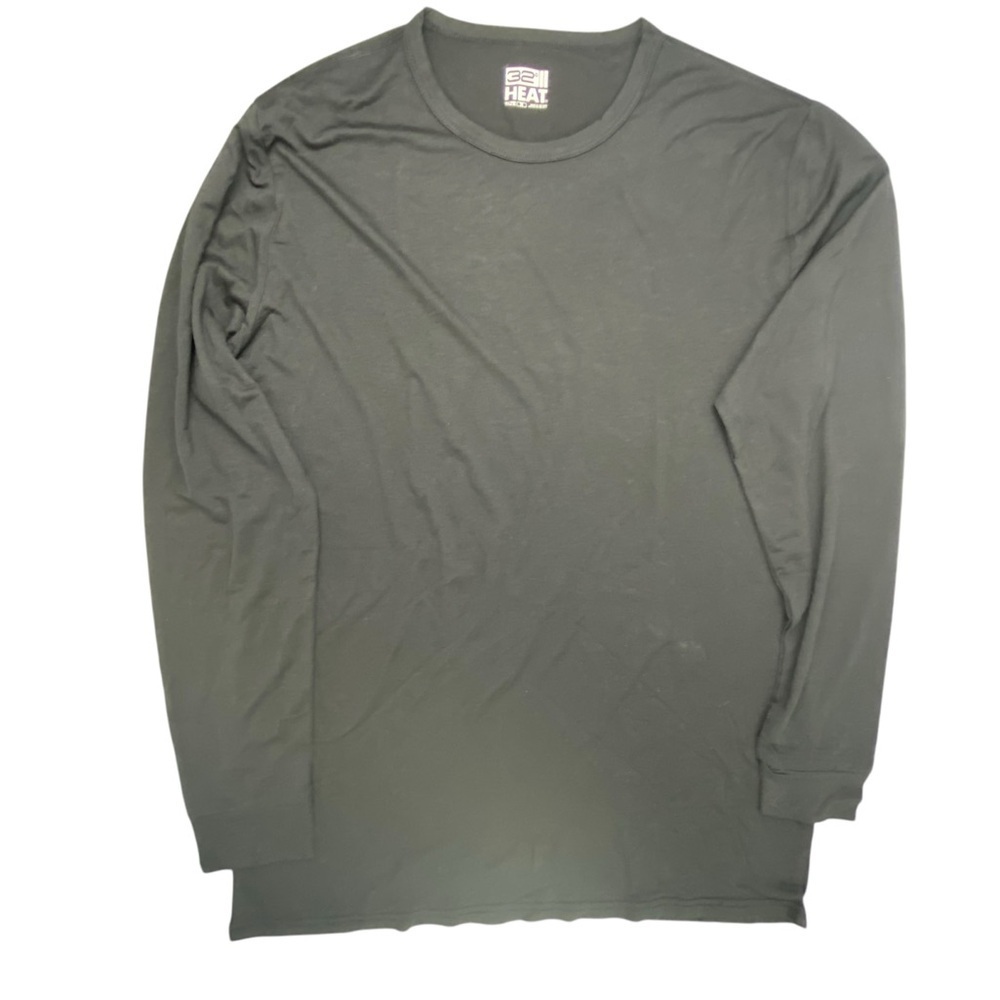 NWT Men's 32 degree heat black thermal LS Tee Sz Medium